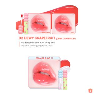 Son tint bóng căng mọng đôi môi Colorgram Fruity Glass Tint 3g
