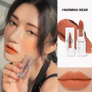 Son thỏi 3CE Soft Matte Lipstick vỏ trong suốt 3.5g