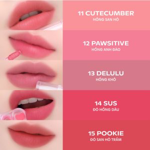 Son Tint Lì, Siêu Nhẹ Môi OFÉLIA Sugarplum MistyNow Blurring Tint 3.8g