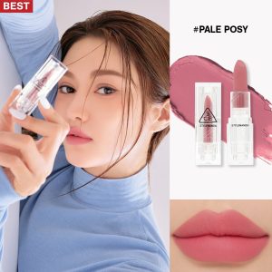 Son thỏi 3CE Soft Matte Lipstick vỏ trong suốt 3.5g