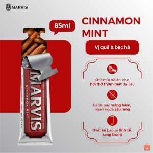 Kem Đánh Răng Marvis Loại Bỏ Mảng Bám Vết Ố Vàng Làm Trắng Răng