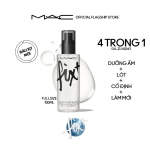 Xịt makeup đa năng MAC Fix+ Alcohol Free Multitasking Setting Spray 100ml không cồn, dưỡng ẩm làm mềm da và cố định lớp