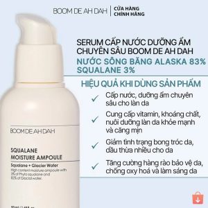 Tinh Chất Dưỡng Dưỡng Trắng, Cấp Ẩm, Làm Dịu, Cải Thiện Độ Đàn Hồi & Săn Chắc Da BOOM DE AH DAH 50ml