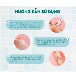 Kem Tẩy Lông Mặt, Body, Bikini, Làm Mềm Da, Nhạt Màu Lông Body Natur Cream Hair Removal Cream 200ml