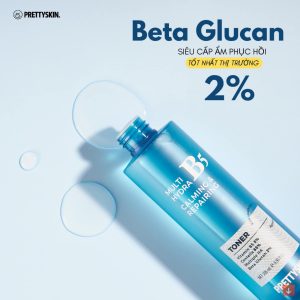 Nước Hoa Hồng Phục Hồi Dưỡng Trắng PrettySkin Multi Hydra B5 Calming & Repairing Toner 205ml Pretty Skin