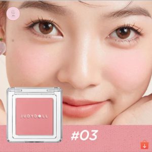 Phấn Má Hồng JUDYDOLL Pretty Blush Powder Màu Đơn Sắc Trọn Bộ Bảng Màu Aura Beauty