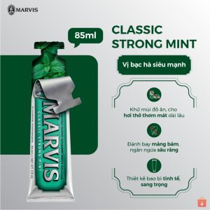 Kem Đánh Răng Marvis Loại Bỏ Mảng Bám Vết Ố Vàng Làm Trắng Răng