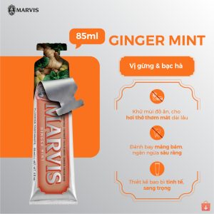 Kem Đánh Răng Marvis Loại Bỏ Mảng Bám Vết Ố Vàng Làm Trắng Răng