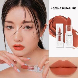 Son thỏi 3CE Soft Matte Lipstick vỏ trong suốt 3.5g