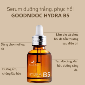 Tinh Chất GoodnDoc Hydra B5 Serum Cấp Nước Và Phục Hồi Da 30ml