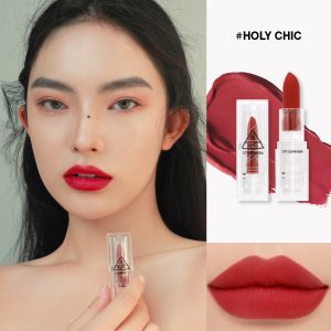 Son thỏi 3CE Soft Matte Lipstick vỏ trong suốt 3.5g