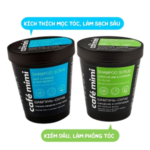 Dầu Gội Tẩy Tế Bào Chết Da Đầu Cafe Mimi Shampoo Scrub 330g
