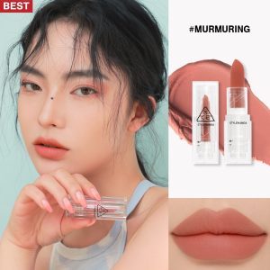 Son thỏi 3CE Soft Matte Lipstick vỏ trong suốt 3.5g