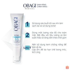 Kem Chống Lão Hóa & Tái Tạo Da Obagi 360 Retinol 0.5 28g