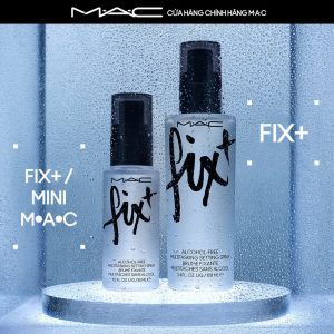 Xịt makeup đa năng MAC Fix+ Alcohol Free Multitasking Setting Spray 100ml không cồn, dưỡng ẩm làm mềm da và cố định lớp