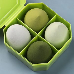 Bông Mút Tán Nền Đa Năng Cherry TrioStyle chất liệu mềm mịn tạo lớp nền căng bóng tự nhiên nhiều màu sắc (hộp 4 mút)