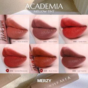 Son Kem Merzy Academia Mellow Tint Siêu Lì, Lâu Trôi, Lên Màu Chuẩn 4g