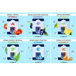 Mặt Nạ Giấy Chăm Sóc Da Toàn Diện Foodaholic Mask 23g