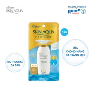 Sữa chống nắng hằng ngày dưỡng trắng cho da dầu Sunplay Skin Aqua Clear White SPF 50+ PA++++