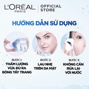 Nước tẩy trang cho mọi loại da Loreal Paris 3-in-1 Micellar Water