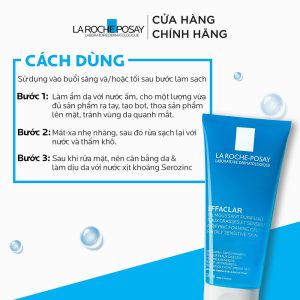 Gel Rửa Mặt Tạo Bọt Cho Da Dầu Nhạy Cảm La Roche Posay