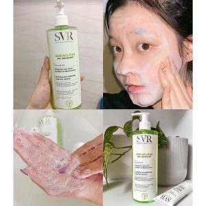 Gel rửa mặt cho da dầu mụn SVR Sebiaclear Gel Moussant