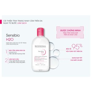 Nước Tẩy Trang Bioderma Dành Cho Da Nhạy Cảm Sensibio H2O