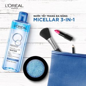 Nước tẩy trang cho mọi loại da Loreal Paris 3-in-1 Micellar Water