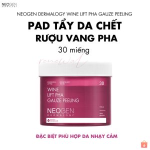 Toner Pad Tẩy Da Chết Neogen Dermalogy BHA, Cica, AHA, Niacinamide Dưỡng Ẩm Da, Se Khít Lỗ Chân Lông