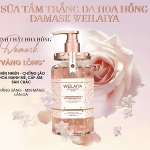 Sữa tắm trắng da Weilaiya Grand Rose Extracts Whitening Shower Gel 450ml