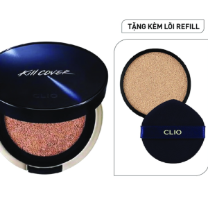 Phấn Nước Cushion Clio Kill Cover Founwear All New SPF50+ PA+++ Che Phủ Hoàn Hảo Lâu Trôi (Tặng kèm lõi)