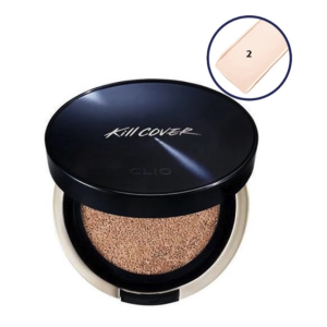 Phấn Nước Cushion Clio Kill Cover Founwear All New SPF50+ PA+++ Che Phủ Hoàn Hảo Lâu Trôi (Tặng kèm lõi)