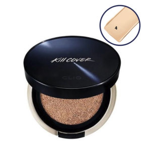 Phấn Nước Cushion Clio Kill Cover Founwear All New SPF50+ PA+++ Che Phủ Hoàn Hảo Lâu Trôi (Tặng kèm lõi)