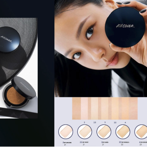 Phấn Nước Cushion Clio Kill Cover Founwear All New SPF50+ PA+++ Che Phủ Hoàn Hảo Lâu Trôi (Tặng kèm lõi)