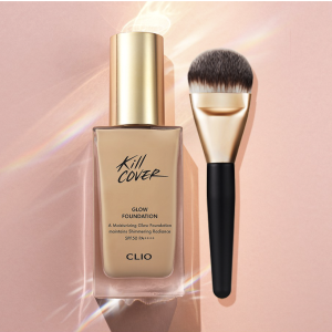 Kem Nền Bóng Mượt CLIO KILL COVER GLOW FOUNDATION SPF50+ PA++++ 38g