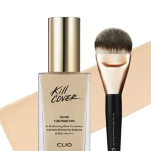 Kem Nền Bóng Mượt CLIO KILL COVER GLOW FOUNDATION SPF50+ PA++++ 38g