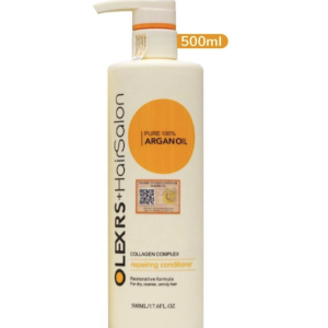 Cặp Dầu Gội Xả Olexrs Argan Oil Collagen Hair Salon ngăn ngừa dụng tóc 500ml