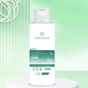 Nước Tẩy Trang Derladie Cleansing Water Witch Hazel làm sạch sâu cho da mụn 50ml/500ml