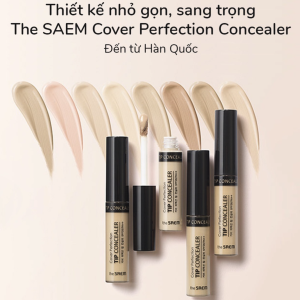 Kem Che Khuyết Điểm The SAEM Cover Perfection Tip Concealer