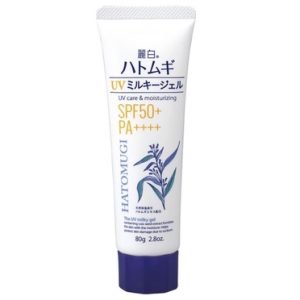 Kem chống nắng dưỡng ẩm và làm sáng da Hatomugi SPF50+ PA++++ Nhật Bản 80g