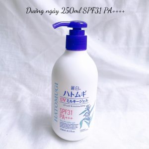 Sữa dưỡng thể chống nắng Hatomugi UV Milky Gel SPF31 PA +++ 5.0