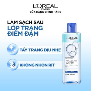 Nước tẩy trang cho mọi loại da Loreal Paris 3-in-1 Micellar Water