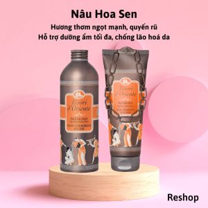 Sữa tắm xích Tesori D’Oriente Italy 250-500ml hương nước hoa, dưỡng ẩm, trắng da