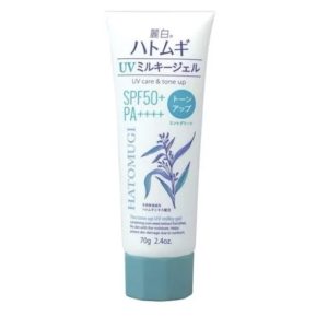 Kem chống nắng dưỡng ẩm và làm sáng da Hatomugi SPF50+ PA++++ Nhật Bản 80g