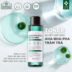 Nước Hoa Hồng Giảm Mụn Some By Mi AHABHAPHA 30 Days Miracle Toner 150ml