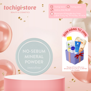 Phấn phủ kiềm dầu dạng bột Innisfree No Sebum Mineral Powder 5g