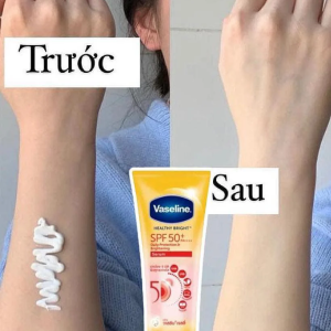 Sữa Dưỡng Thể Giúp Hỗ Trợ Sáng Da Chống Nắng Vaseline Healthy Bright Bảo Vệ Da Hàng Ngày Spf50+ Pa++++ 300ML